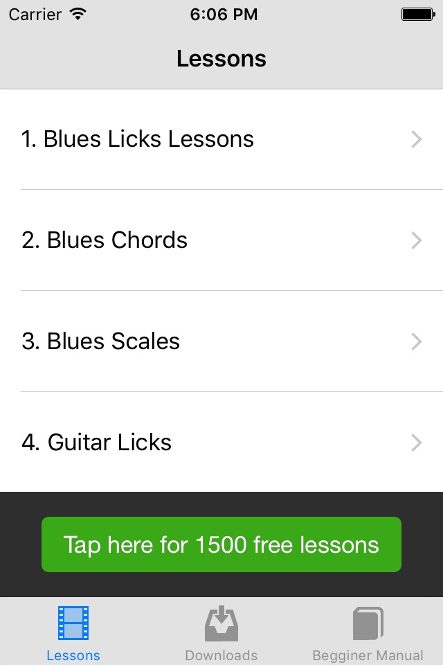 Blues Guitar Licks Lessons screenshot 2
