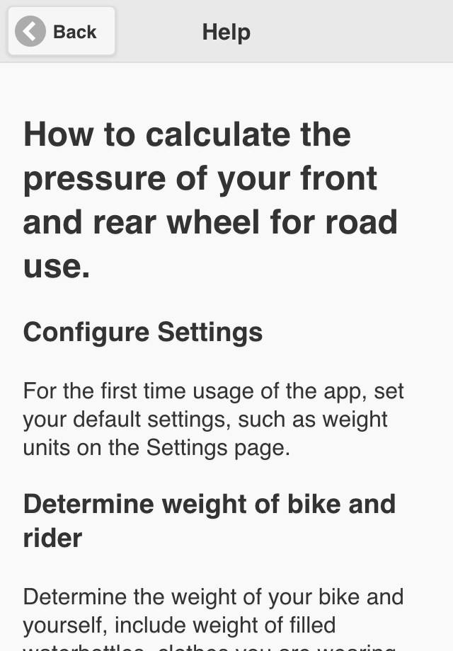 Ride PSI - Bike Tire Pressure screenshot 3