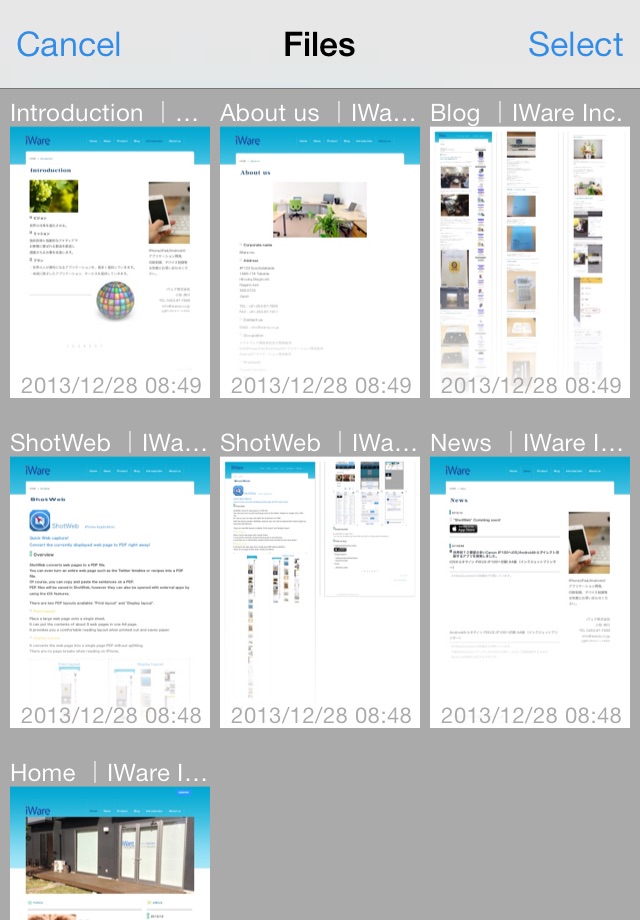 ShotWeb: Web to PDF screenshot 4