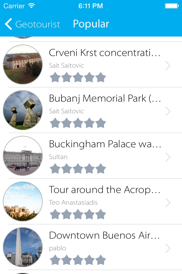 Geotourist screenshot 2