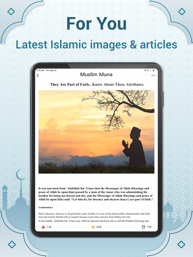 ‎Muslim Muna-Islam Prayer Times Screenshot