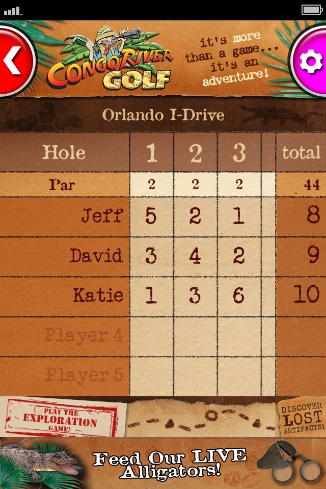 Congo River Golf Scorecard App screenshot 3