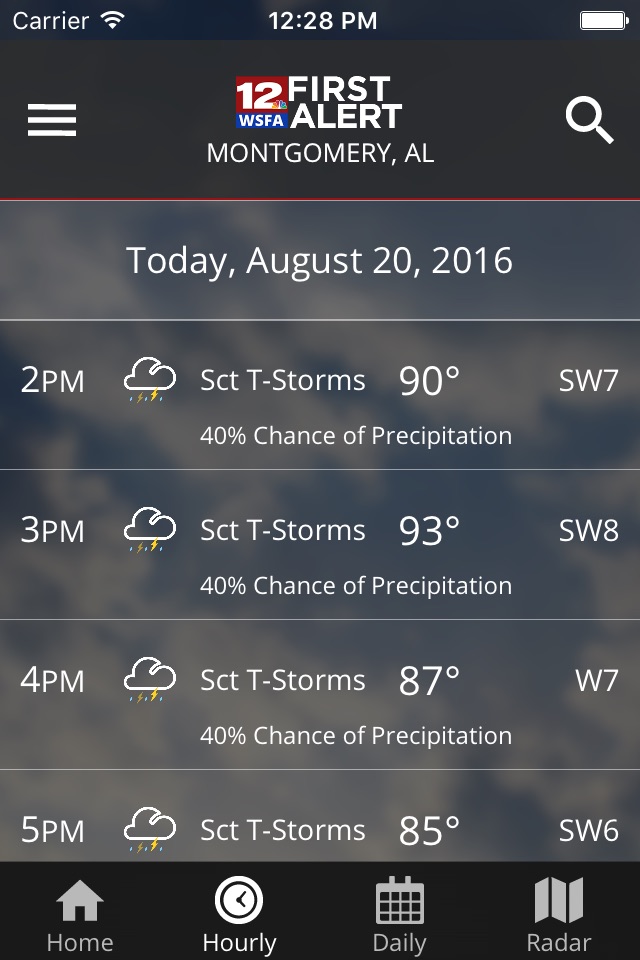 WSFA First Alert Weather screenshot 3