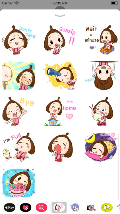 Nana - Little Girl Sticker screenshot-3