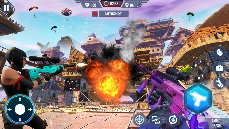 Critical Cover Action Gun Game screenshot-4