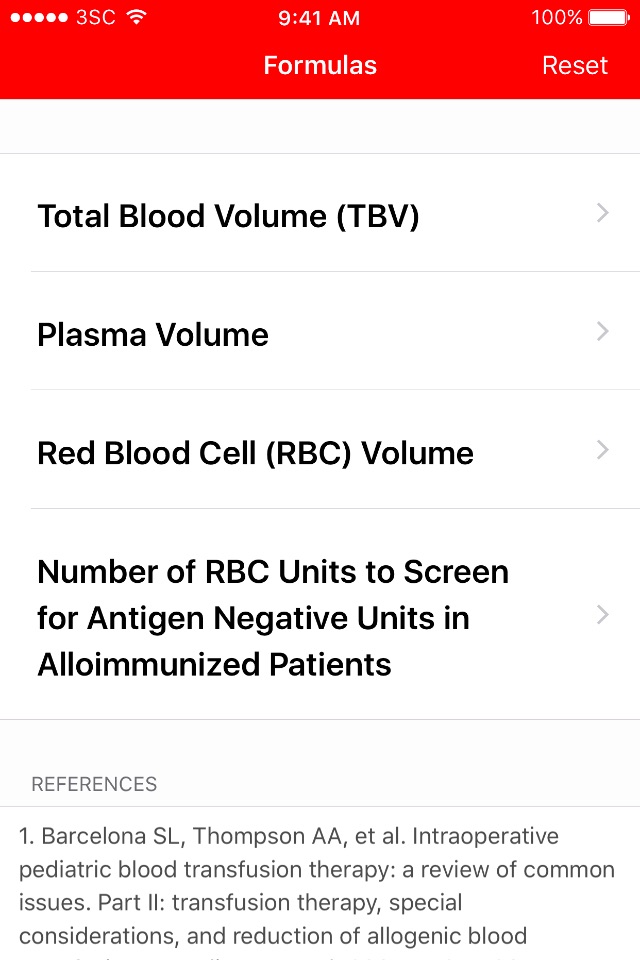 TransfusionPracticeGuidelines screenshot 4
