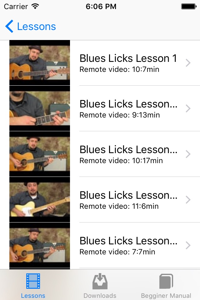 Blues Guitar Licks Lessons screenshot 3