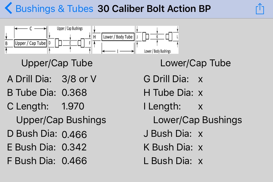 IAP Bushings & Tubes Reference screenshot 2