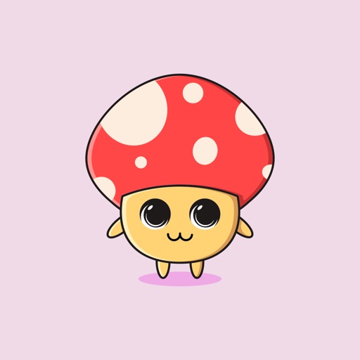 Funny Mushrooms Stickers