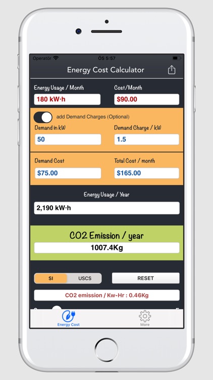 Energy Cost Calculator