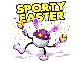 Easter Golf Stickers