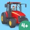 In Little Farmers your kids can drive real 3D tractors, plow the fields, plant corn, wheat and sunflowers seeds and gather them with the big harvester