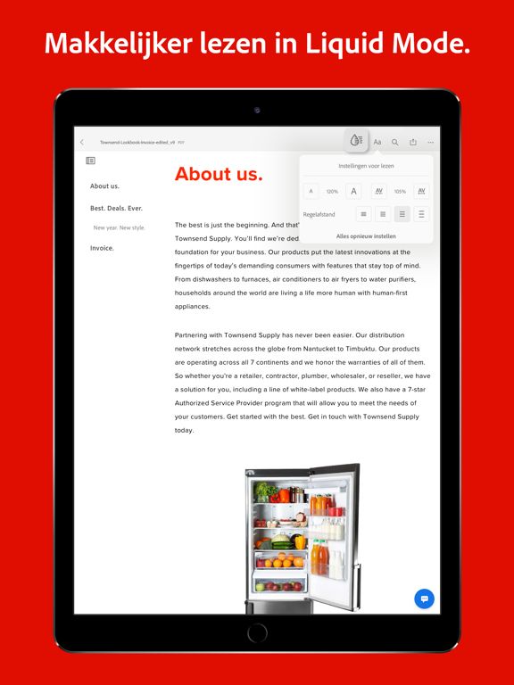 Acrobat Reader: PDF bewerken iPad app afbeelding 4