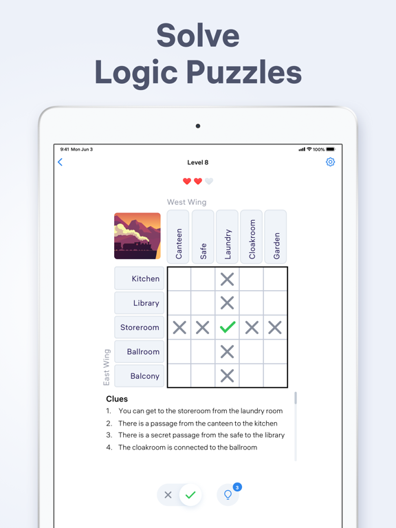 Logic Puzzles - Clue Game screenshot 2