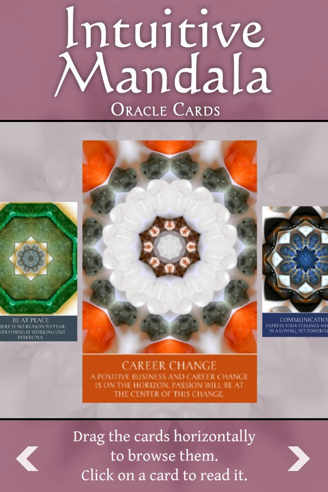 Intuitive Mandala Oracle Cards screenshot 4
