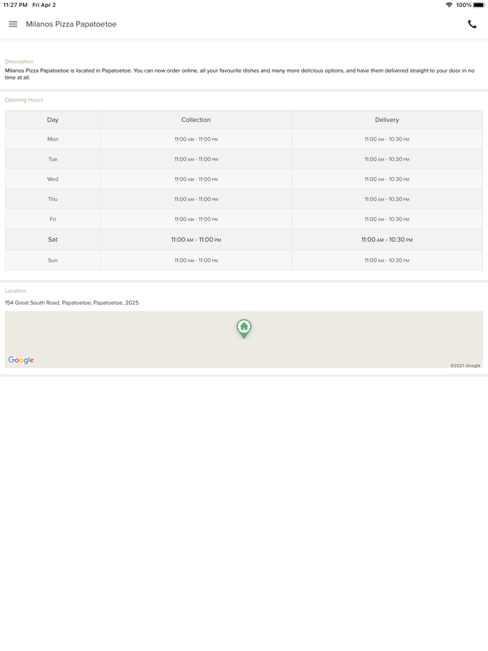 Milanos Pizza Papatoetoe.