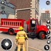 Fireman Rescue Fire Truck Game