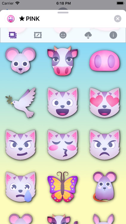 PINK Emoji • Stickers screenshot-8