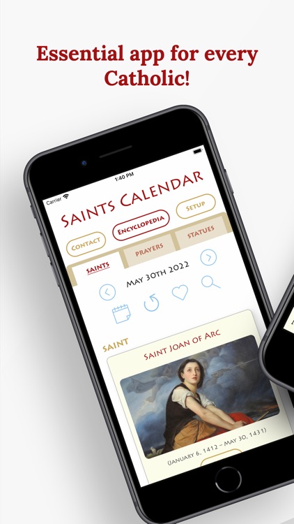 Catholic Saints Calendar screenshot-0