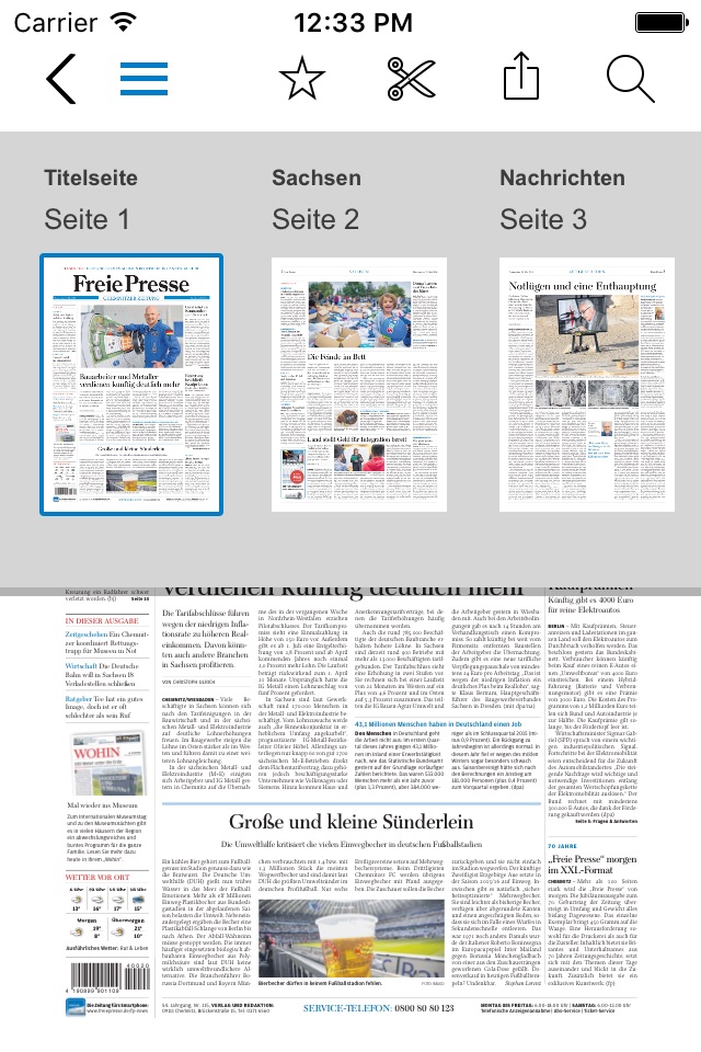 Freie Presse Nachrichten screenshot 2