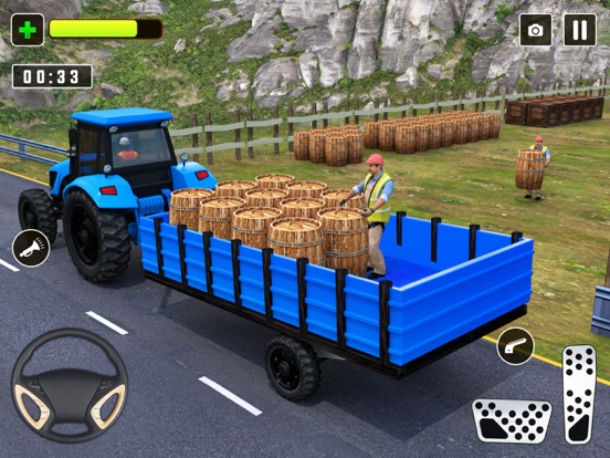 Tractor Games Trailer Pull 3D screenshot 2