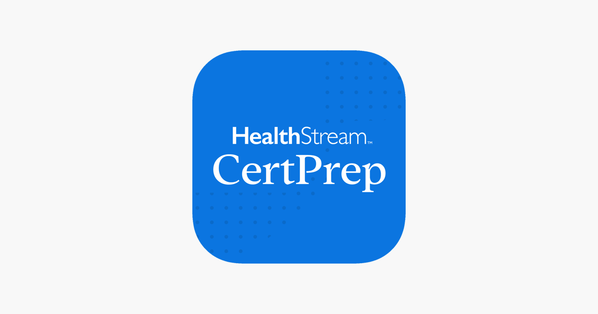HealthStream Cert Prep on the App Store