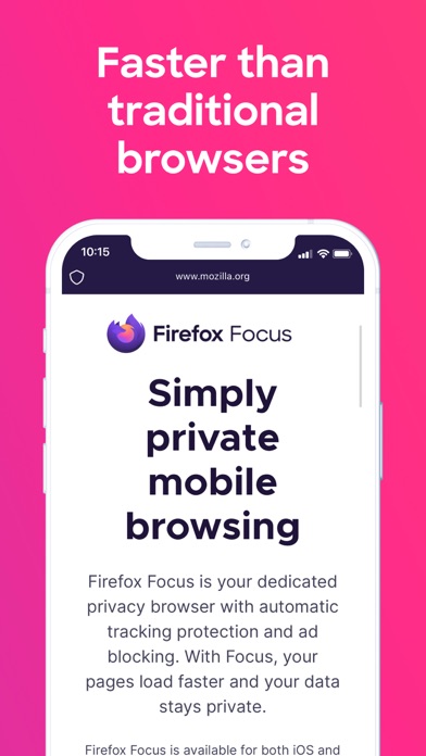 Firefox Focus: Privacy browser screenshot 4