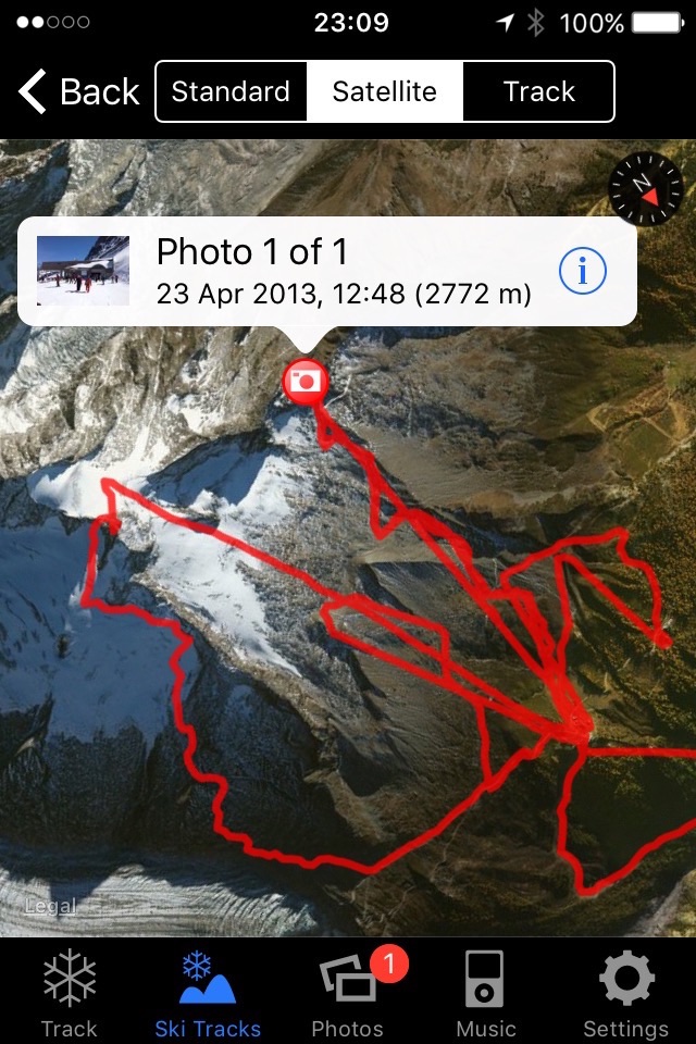 Ski Tracks Lite screenshot 2