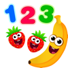 Count learn for preschoolers - Funny Food: Kids Learning Games