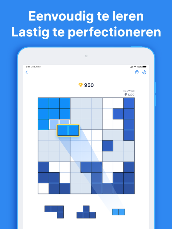 Blockudoku - Blok-puzzel-spel iPad app afbeelding 6