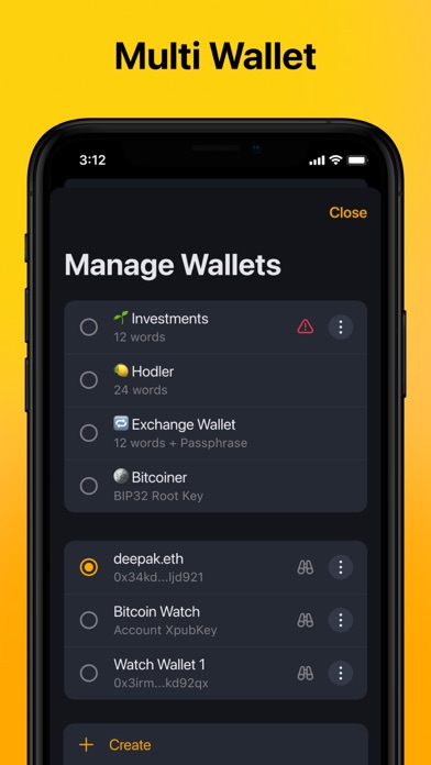 Unstoppable Crypto Wallet screenshot 2