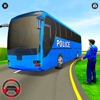 道路警察バス運転オフ
