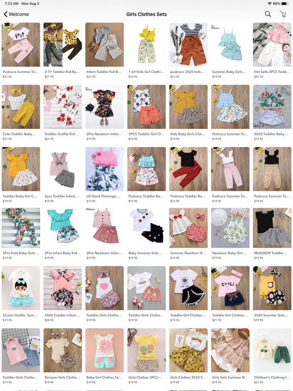 Fashion kids clothing online screenshot 3