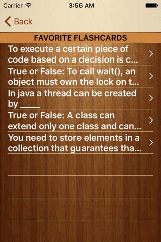 Learn Java with Flashcards screenshot 3