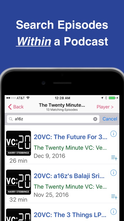 Leela: Podcast Player With Quick Search & Listen