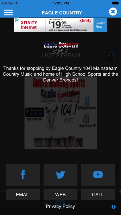 KBVC FM Eagle Country 104.1