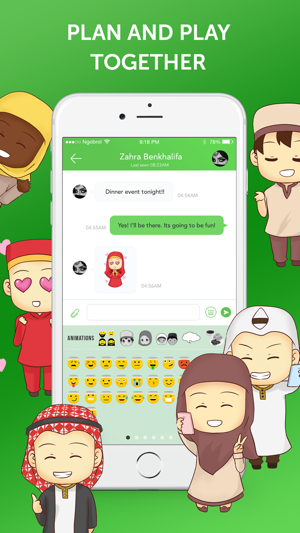 Muslim Emoji Messaging App(圖2)-速報App