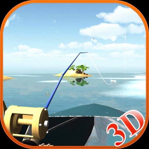 Real Fishing on Boat 3D icon