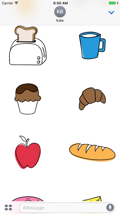 Breakfast Stickers for iMessage screenshot-4