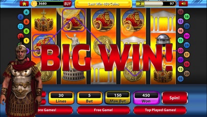 How to cancel & delete Roman Battle Slot Machine Jackpot Casino Games from iphone & ipad 2