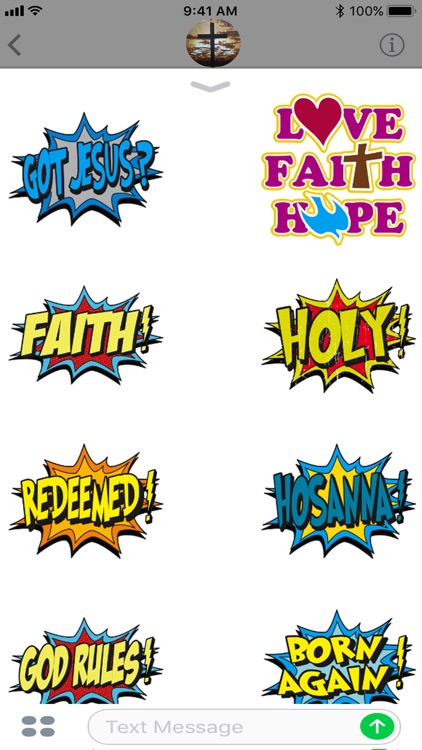 Shout Gods Love With Stickers