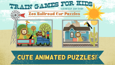 How to cancel & delete Train Games for Kids: Zoo Railroad Car Puzzles All from iphone & ipad 1