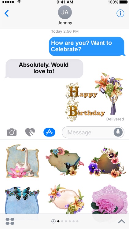 Flowers For You Sticker Pack For iMessage