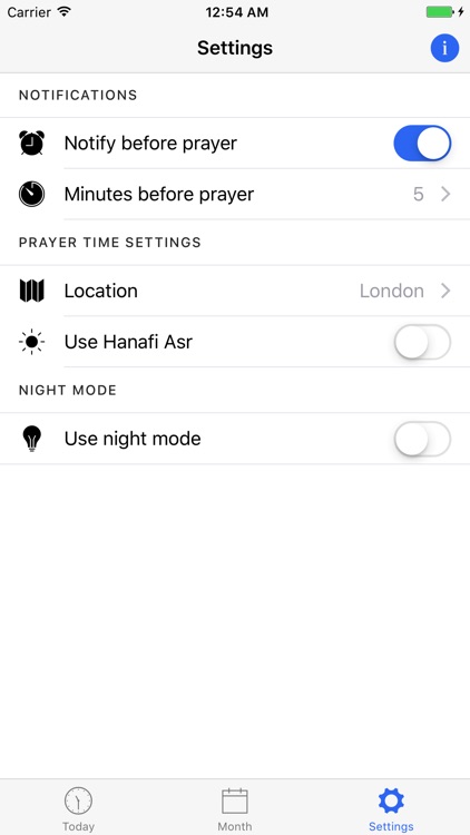 London Prayer Times