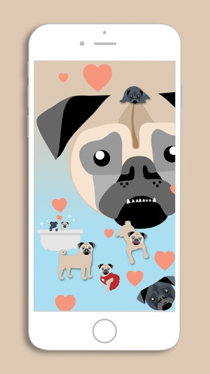 Pug Love Sticker Pack