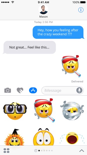 Emoji Moods - Share your mood w/ Friends & Family(圖4)-速報App