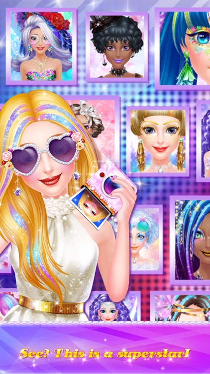 Superstar Makeup Party - Girls Dressup Games screenshot-4