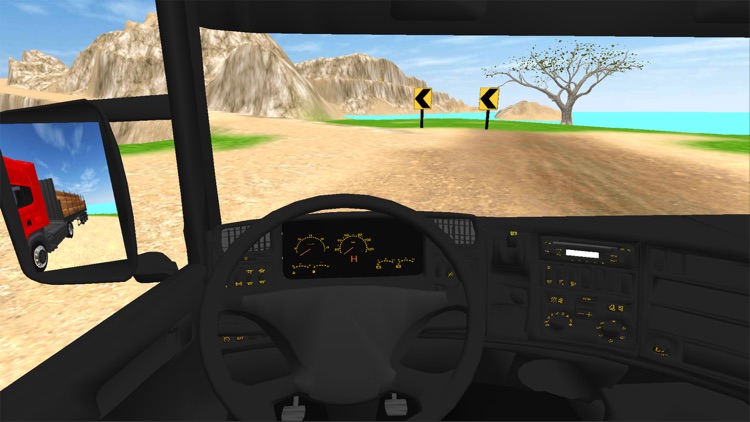 Truck Driver Cargo 3D