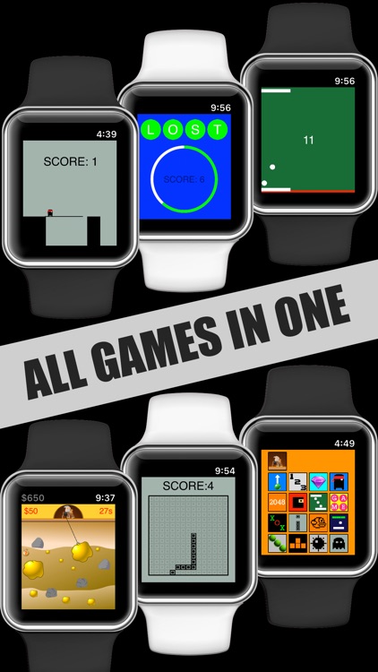17 Mini Games For Watch & Phone