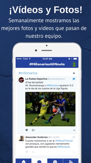 Vamos Millos Fútbol de Millonarios de Bogotá(圖1)-速報App